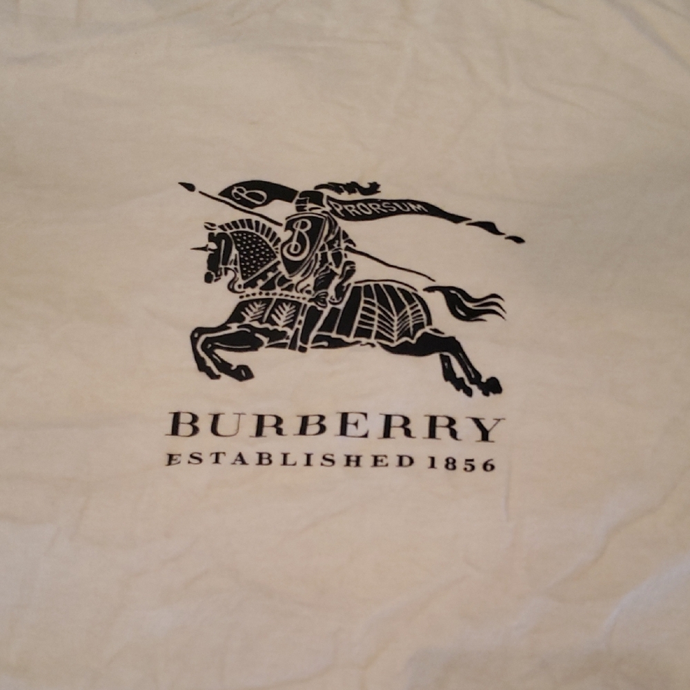 Burberry Cream Graphic Dust Bag